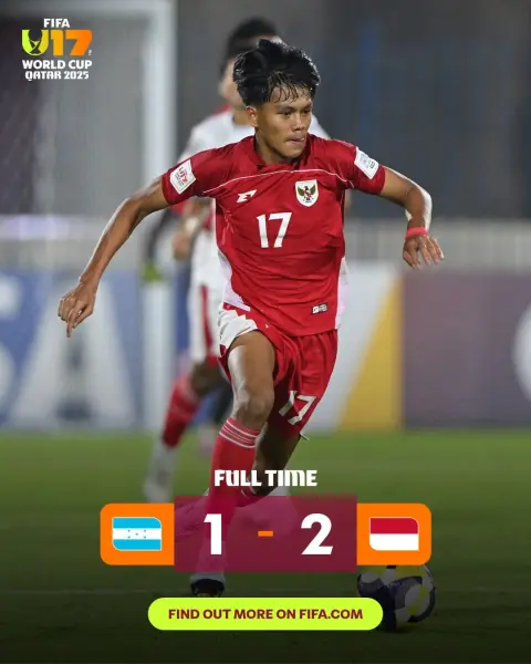 Garuda Muda Mengukir Sejarah! Kemenangan Perdana Indonesia di Piala Dunia U-17